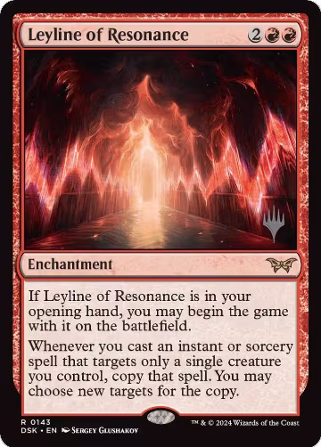 Leyline of Resonance (143), Promo Pack: Duskmourn: House of Horror — Magic card price