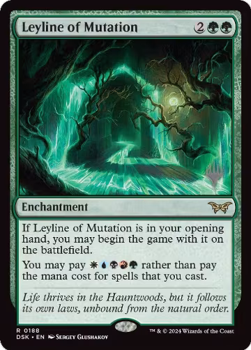 Leyline of Mutation (188), Promo Pack: Duskmourn: House of Horror — Magic card price