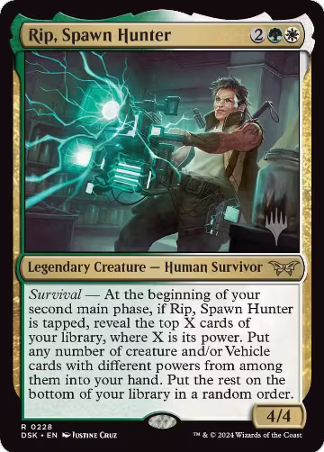 Rip, Spawn Hunter (228), Promo Pack: Duskmourn: House of Horror — Magic card price