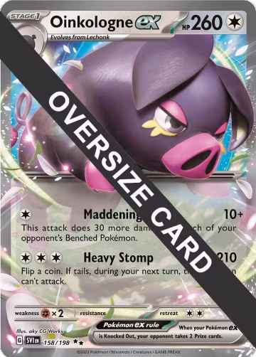 Oinkologne ex - 158/198 (158/198), Jumbo Cards — Pokémon card price