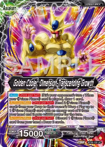 Cool // Golden Cooler, Dimension-Transcending Growth (BT26-120), Ultimate Advent — DB Super card price