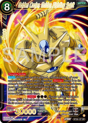 Golden Cooler, Golden Fighting Spirit (BT26-126), Ultimate Advent — DB Super card price
