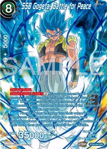 SSB Gogeta, Battle for Peace (SPR) (BT26-044), Ultimate Advent — DB Super card price