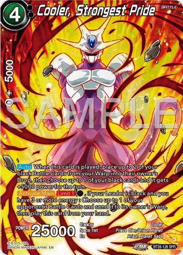Cooler, Strongest Pride (SPR) (BT26-128), Ultimate Advent — DB Super card price
