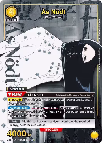 As Nodt (004) (SR*) (UE01BT/BLC-1-004), BLEACH: Thousand-Year Blood War — Union Arena card price