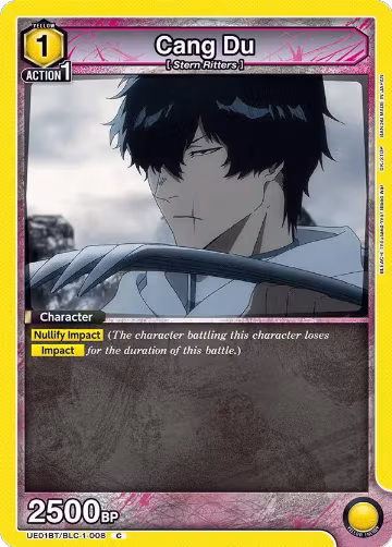 Cang Du (UE01BT/BLC-1-008), BLEACH: Thousand-Year Blood War — Union Arena card price