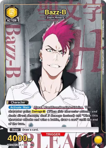 Bazz-B (011) (R*) (UE01BT/BLC-1-011), BLEACH: Thousand-Year Blood War — Union Arena card price