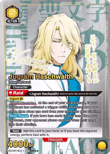 Jugram Haschwalth (020) (SR**) (UE01BT/BLC-1-020) — card price
