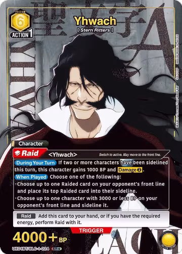 Yhwach (024) (SR*) (UE01BT/BLC-1-024), BLEACH: Thousand-Year Blood War — Union Arena card price