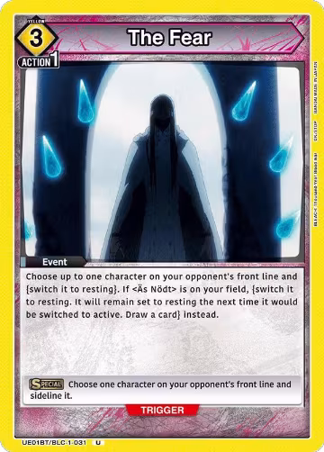 The Fear (UE01BT/BLC-1-031), BLEACH: Thousand-Year Blood War — Union Arena card price