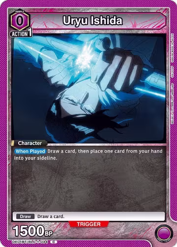 Uryu Ishida (UE01BT/BLC-1-034), BLEACH: Thousand-Year Blood War — Union Arena card price