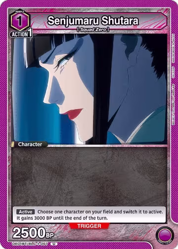 Senjumaru Shutara (UE01BT/BLC-1-057), BLEACH: Thousand-Year Blood War — Union Arena card price