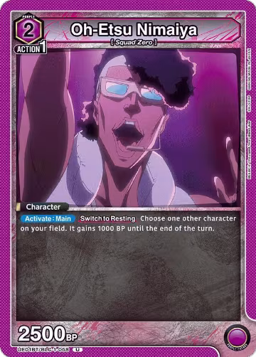 Oh-Etsu Nimaiya (UE01BT/BLC-1-058), BLEACH: Thousand-Year Blood War — Union Arena card price