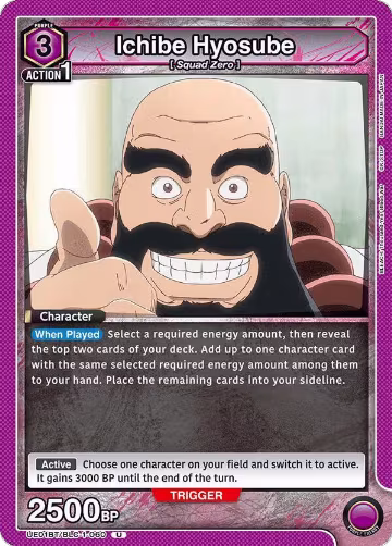Ichibe Hyosube (UE01BT/BLC-1-060), BLEACH: Thousand-Year Blood War — Union Arena card price