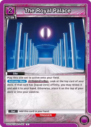 The Royal Palace (UE01BT/BLC-1-061), BLEACH: Thousand-Year Blood War — Union Arena card price