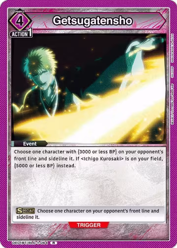 Getsugatensho (UE01BT/BLC-1-064), BLEACH: Thousand-Year Blood War — Union Arena card price