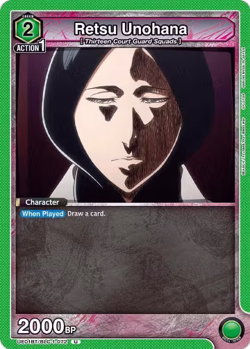 Retsu Unohana (072) (UE01BT/BLC-1-072), BLEACH: Thousand-Year Blood War — Union Arena card price