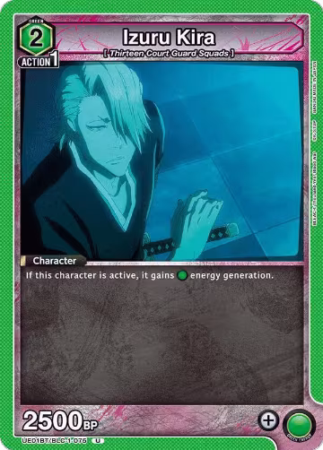 Izuru Kira (UE01BT/BLC-1-075), BLEACH: Thousand-Year Blood War — Union Arena card price
