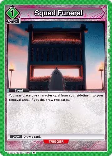 Squad Funeral (UE01BT/BLC-1-098), BLEACH: Thousand-Year Blood War — Union Arena card price