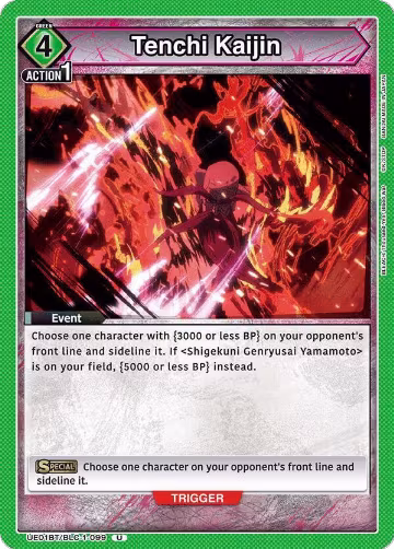 Tenchi Kaijin (UE01BT/BLC-1-099), BLEACH: Thousand-Year Blood War — Union Arena card price