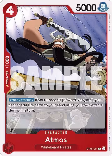 Atmos (ST15-001), ST-15: Starter Deck 15 RED Edward.Newgate — One Piece card price