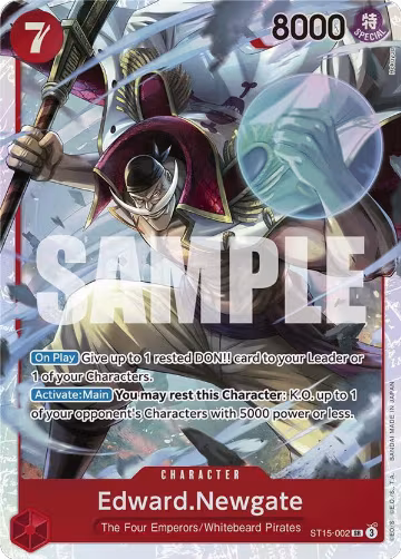 Edward.Newgate (ST15-002) (ST15-002), ST-15: Starter Deck 15 RED Edward.Newgate — One Piece card price