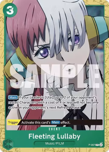 Fleeting Lullaby (P-057), ST-16: Starter Deck 16 GREEN Uta — One Piece card price