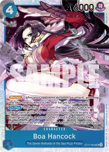 Boa Hancock (ST17-004), ST-17: Starter Deck 17 BLUE Donquixote Doflamingo — One Piece card price