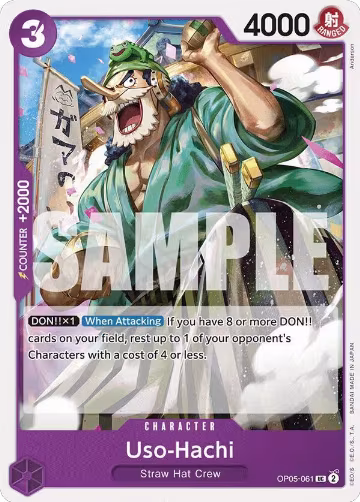 Uso-Hachi (OP05-061) (OP05-061), ST-18: Starter Deck 18 PURPLE Monkey.D.Luffy — One Piece card price