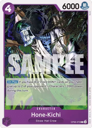 Hone-Kichi (OP05-072), ST-18: Starter Deck 18 PURPLE Monkey.D.Luffy — One Piece card price