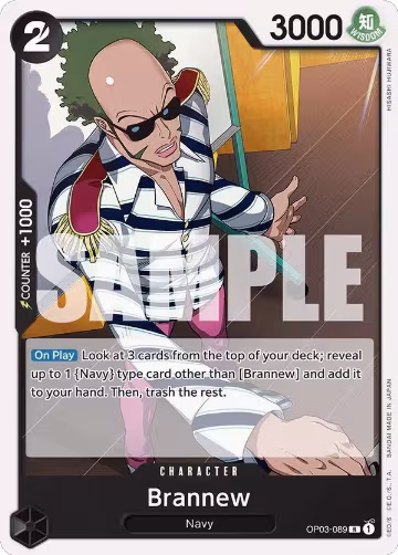 Brannew (OP03-089), ST-19: Starter Deck 19 BLACK Smoker — One Piece card price