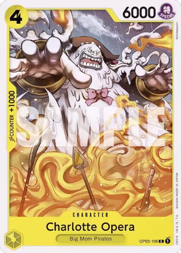 Charlotte Opera (OP03-106), ST-20: Starter Deck 20 YELLOW Charlotte Katakuri — One Piece card price