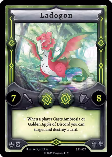Ladogon (BS1-007), Base Set [Kickstarter Edition] — Elestrals card price