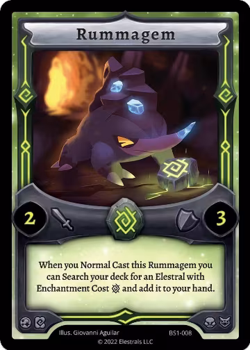 Rummagem (BS1-008), Base Set [Kickstarter Edition] — Elestrals card price