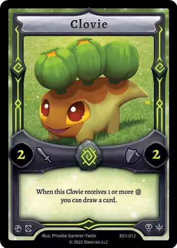 Clovie (BS1-012), Base Set [Kickstarter Edition] — Elestrals card price