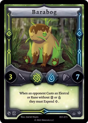 Barabog (BS1-015), Base Set [Kickstarter Edition] — Elestrals card price
