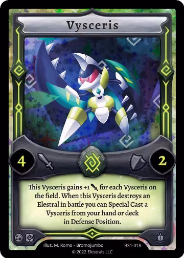 Vysceris (BS1-018), Base Set [Kickstarter Edition] — Elestrals card price