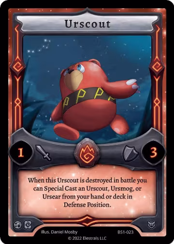 Urscout (BS1-023), Base Set [Kickstarter Edition] — Elestrals card price
