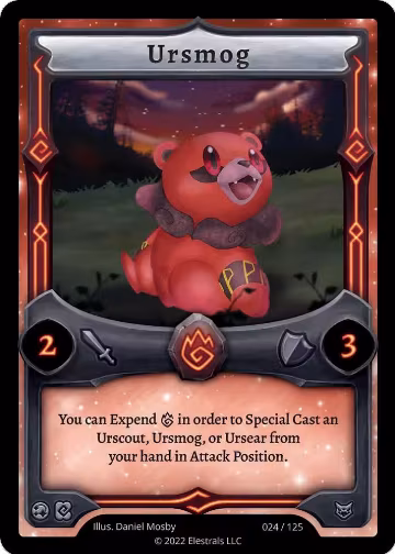 Ursmog (BS1-024), Base Set [Kickstarter Edition] — Elestrals card price
