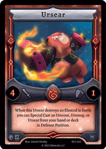 Ursear (BS1-025), Base Set [Kickstarter Edition] — Elestrals card price