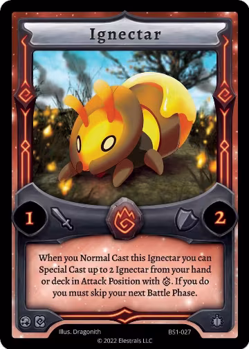 Ignectar (BS1-027), Base Set [Kickstarter Edition] — Elestrals card price