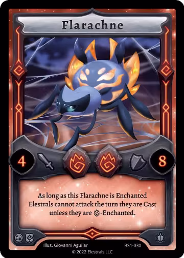 Flarachne (BS1-030), Base Set [Kickstarter Edition] — Elestrals card price