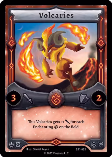 Volcaries (BS1-035), Base Set [Kickstarter Edition] — Elestrals card price