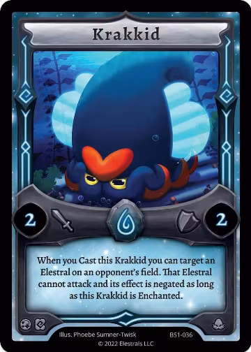 Krakkid (BS1-036), Base Set [Kickstarter Edition] — Elestrals card price