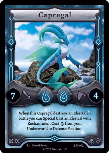 Capregal (BS1-042), Base Set [Kickstarter Edition] — Elestrals card price