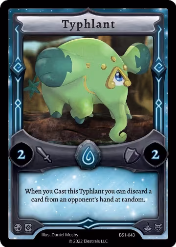 Typhlant (BS1-043), Base Set [Kickstarter Edition] — Elestrals card price