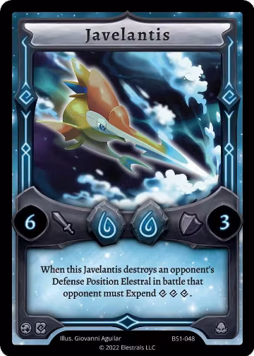 Javelantis (BS1-048), Base Set [Kickstarter Edition] — Elestrals card price