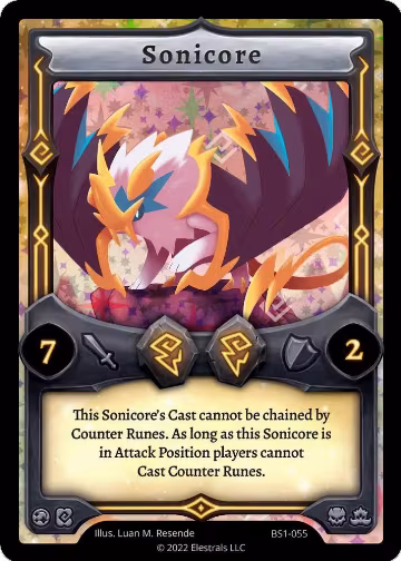 Sonicore (BS1-055), Base Set [Kickstarter Edition] — Elestrals card price