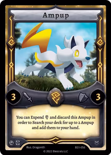 Ampup (BS1-056), Base Set [Kickstarter Edition] — Elestrals card price