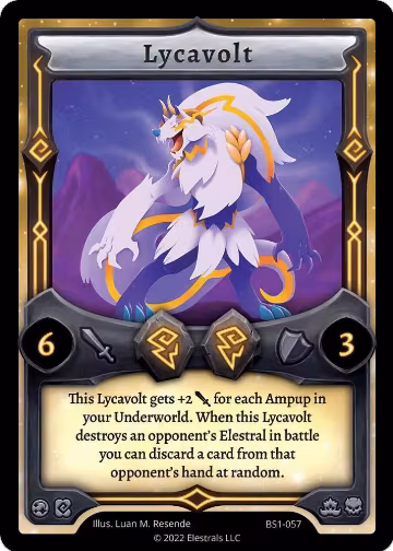 Lycavolt (BS1-057), Base Set [Kickstarter Edition] — Elestrals card price